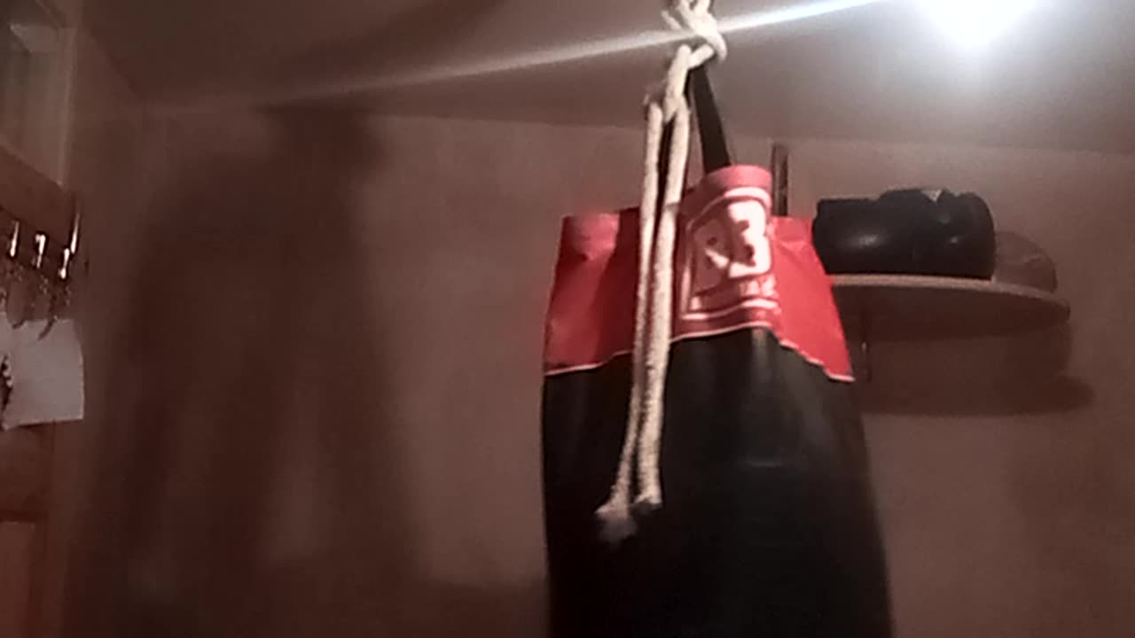 Heavy bag workout