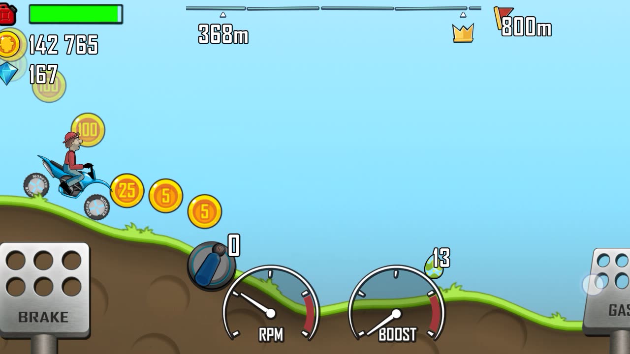 Hill climb race ..how to complete level 4