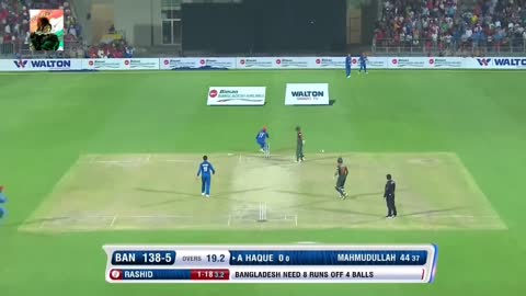 Best Last Over Thrilling Cricket Match ever Between AFG vs BAG | Rashid Khan Best Over Ever Bowled |