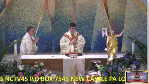 NCTV45 CATHOLIC MASS HOLY SPIRIT PARISH (ST VITUS) 9:00 AM TUESDAY APRIL 19 2022