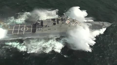 LCS 5 Acceptance Trials high speed highlights