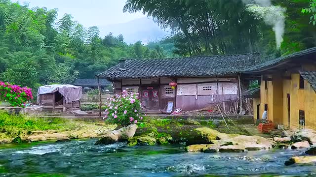 Streams flow wan such as Ling, pleasant run mind and body quiet