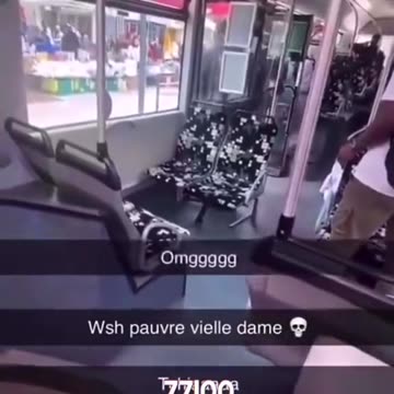 public transport in France is such a romantic experience when Africans introduce their culture