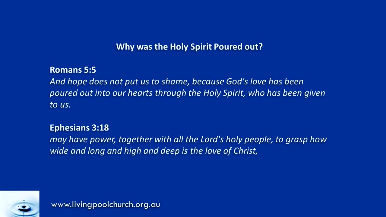 2020 06 14 The Spirit Active Life - The Role and the Purpose of the Holy Spirit