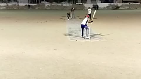 Good Shot On Full Toss Ball