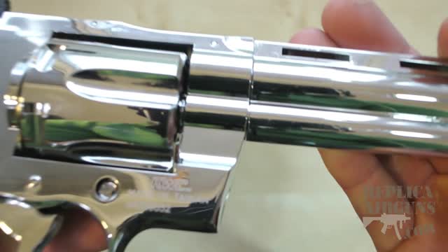 KWC 357 6 Inch Chrome CO2 BB Revolver Table Top Review