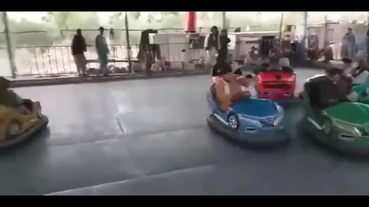 TRENDING!! TALIBAN ENJOYING TOY CARS AND GYM ON THEIR VICTORY