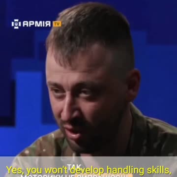 A Ukrainian militant stated that the conscripts are only trained for 3 days
