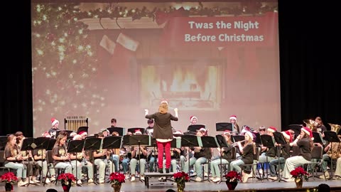 2024 12 11 - Wellborn Middle School Wind Ensemble Band - Christmas Concert - 4 Songs