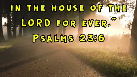 Psalms 23:6