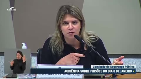 Audiência pública dos atos do 8 de Janeiro