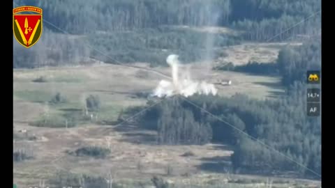 Destruction of the ruscists' UAV launch position by artillerymen