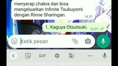 TOP 10 Ninja perempuan paling Kuat di Naruto, Chat WhatsApp ,