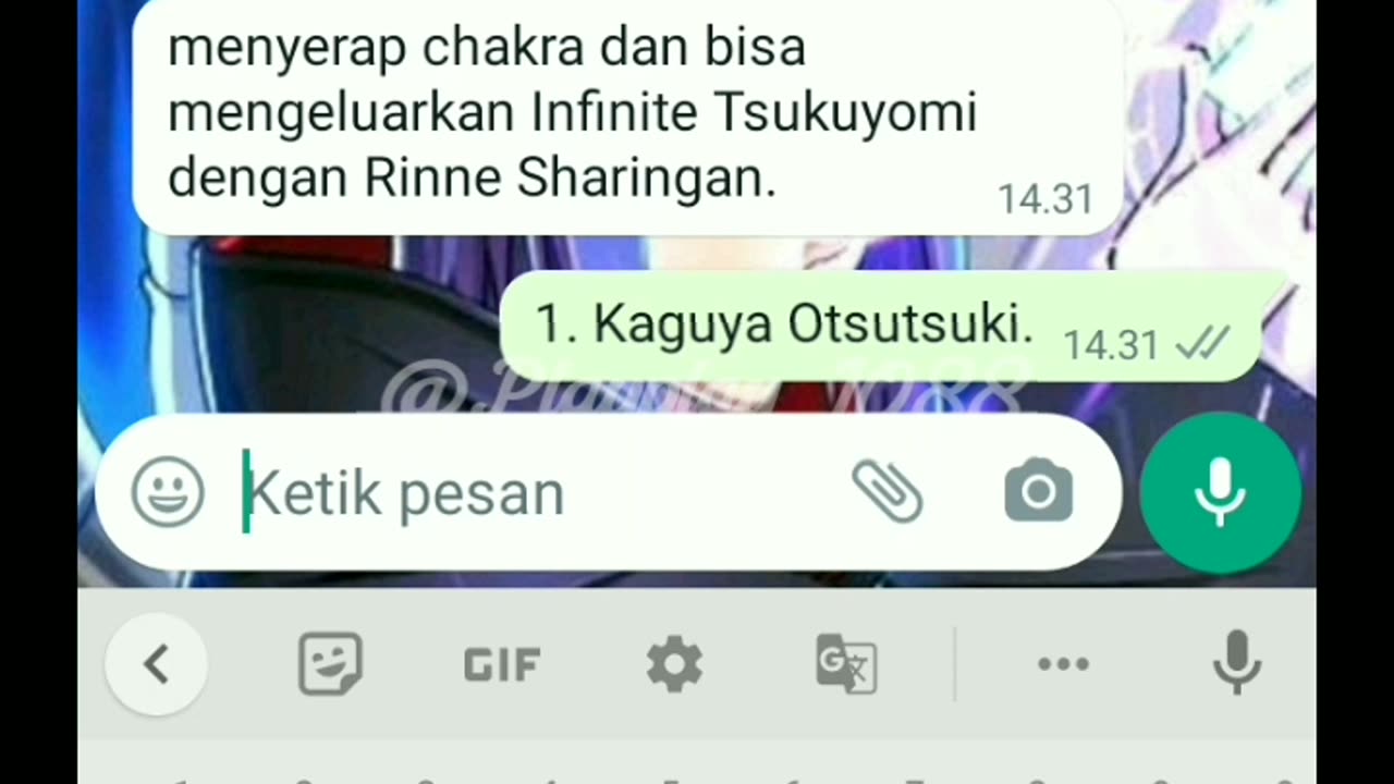 TOP 10 Ninja perempuan paling Kuat di Naruto, Chat WhatsApp ,