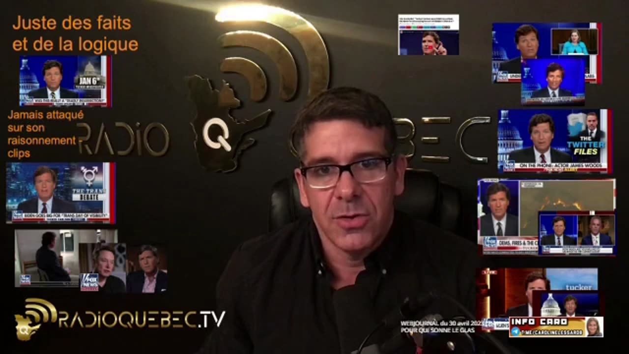 Extrait du WEBJOURNAL de RADIO-QUÉBEC du 30 avril 2023 - POUR QUI SONNE LE GLAS - Articles de Tucker