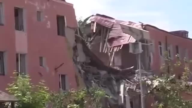 Město Gorskoe v Luhanské oblasti bylo osvobozeno od nacistů