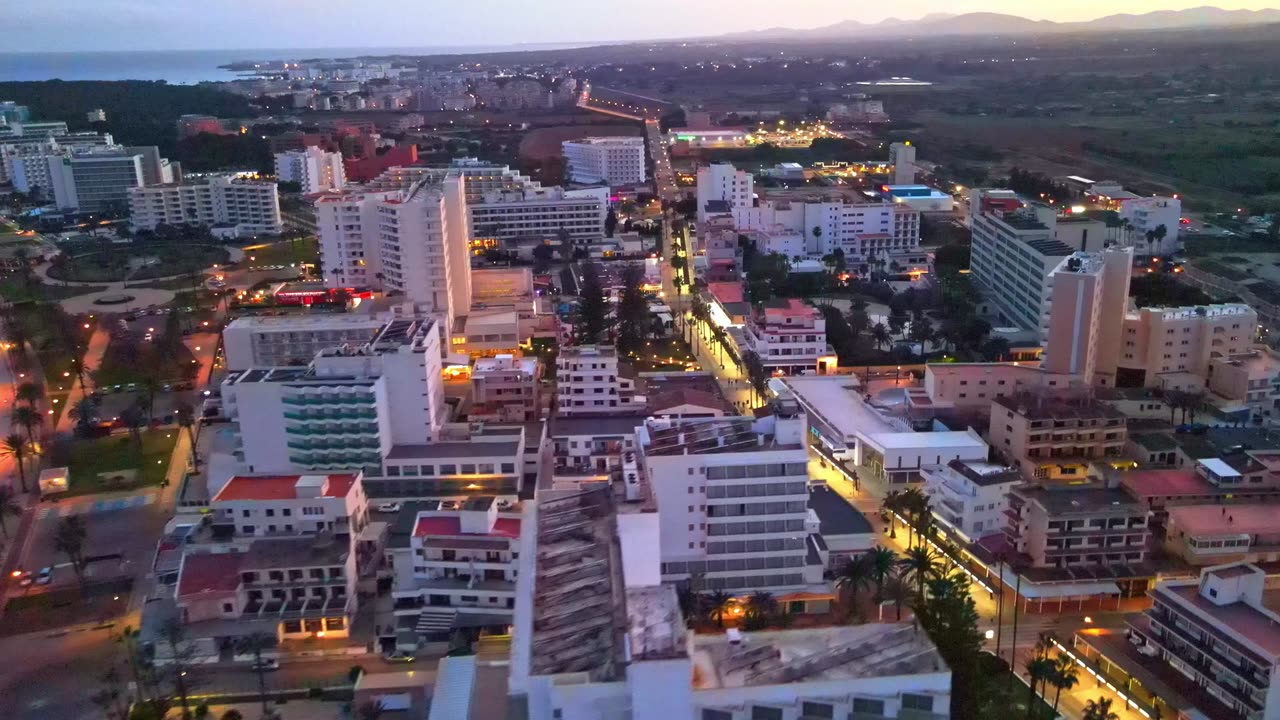 Cala Millor on an Afternoon Mallorca from Above