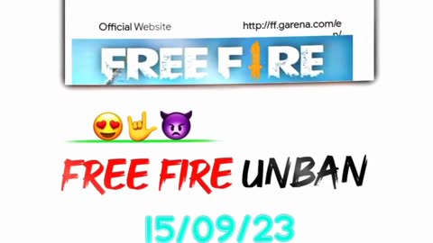 Free fire unbanned date🥹🫀