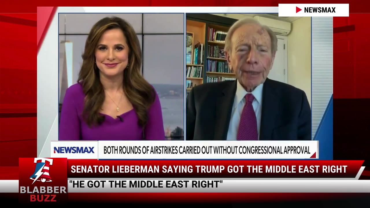 Senator Lieberman Saying Trump Got The Middle East Right