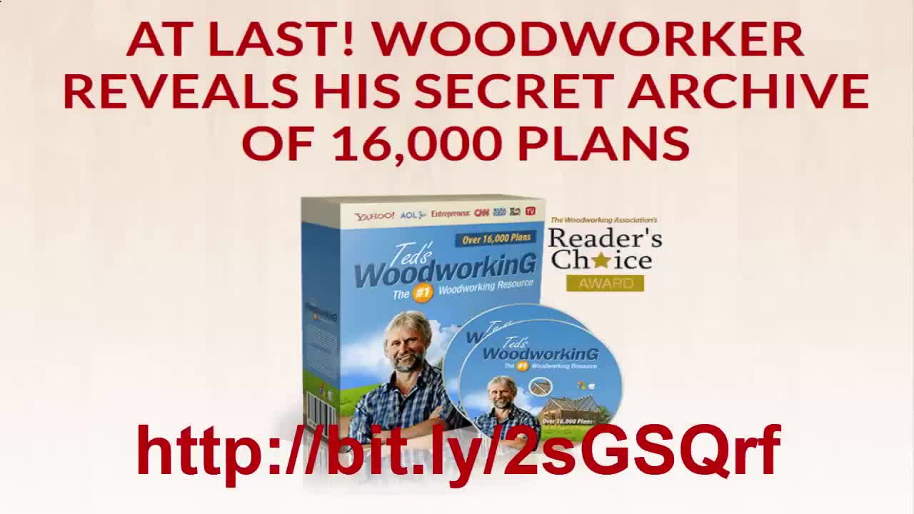 Great woodworking plans to help you showcase your ability