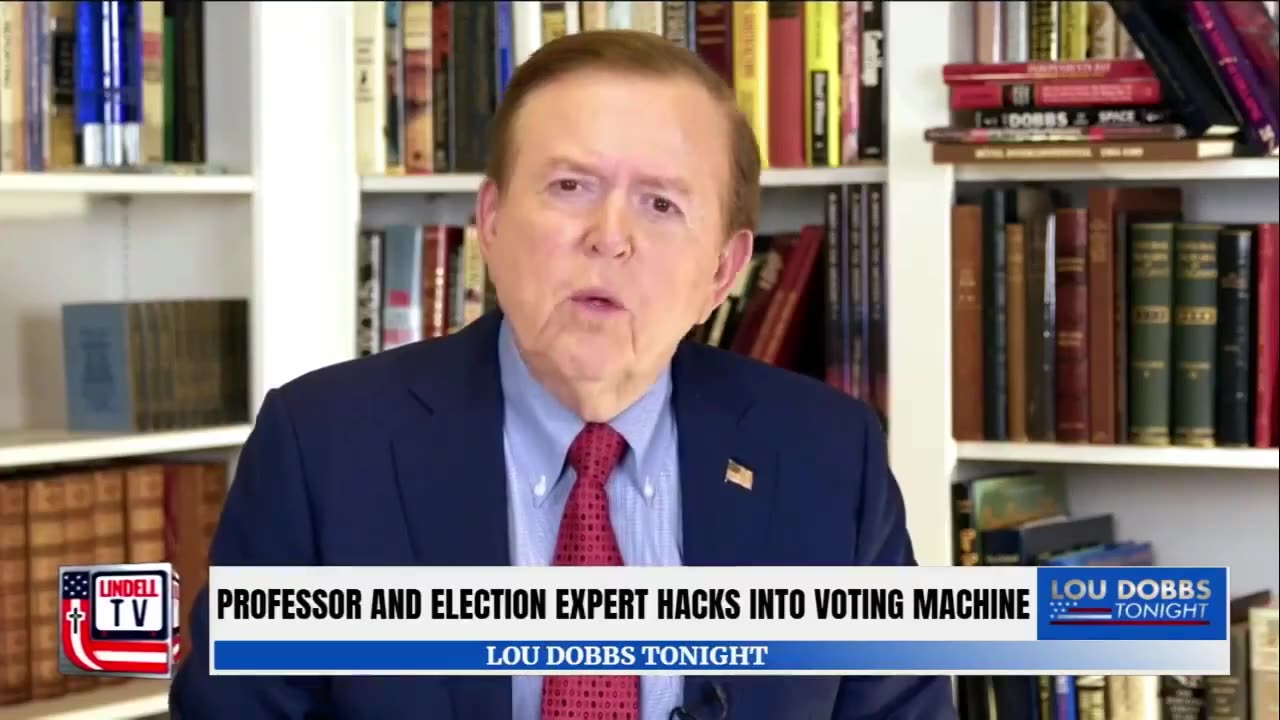 Lou Dobbs about Professor Halderman hacking the voting machine.