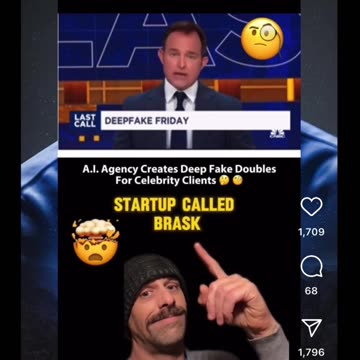 A.I. Agency Creates Deep Fake Doubles.