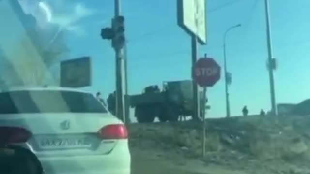 Russian troops in Kharkov