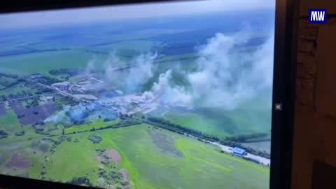 2023-05-22 Belgorod - posto di frontiera di Garjvoron in fiamme