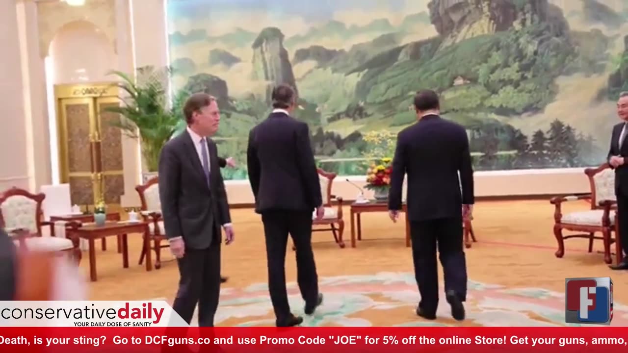 Conservative Daily Shorts: Newsom Meets with Xi - Government Taking Power from the People w Joe