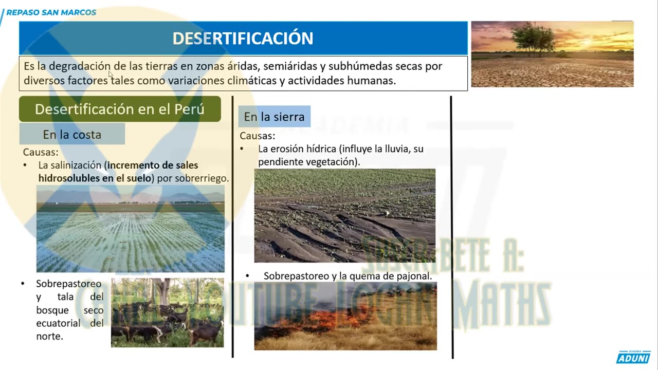 REPASO ADUNI 2023 | Semana 05 | Biología | Geografía | Trigonometría