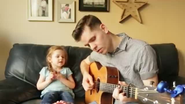 You've Got a Friend In Me - LIVE Performance by 4-year-old Claire Ryann and Dad