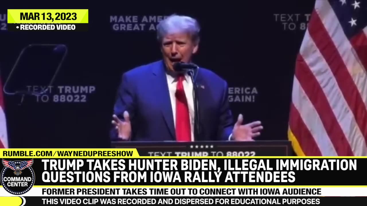 Watch Donald Trump Take Questions During His Iowa Campaign Trip