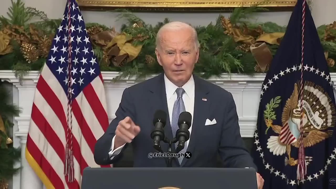 Biden delivers remarks on collapse of Assad regime