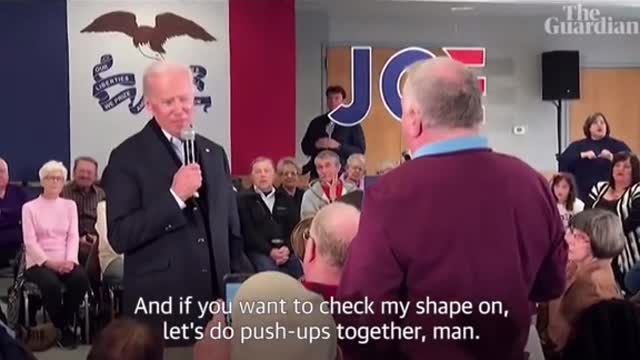 Joe Biden*Challenges Man For a Boxing Match