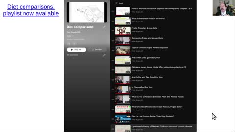 Diet comparisons playlist now available.