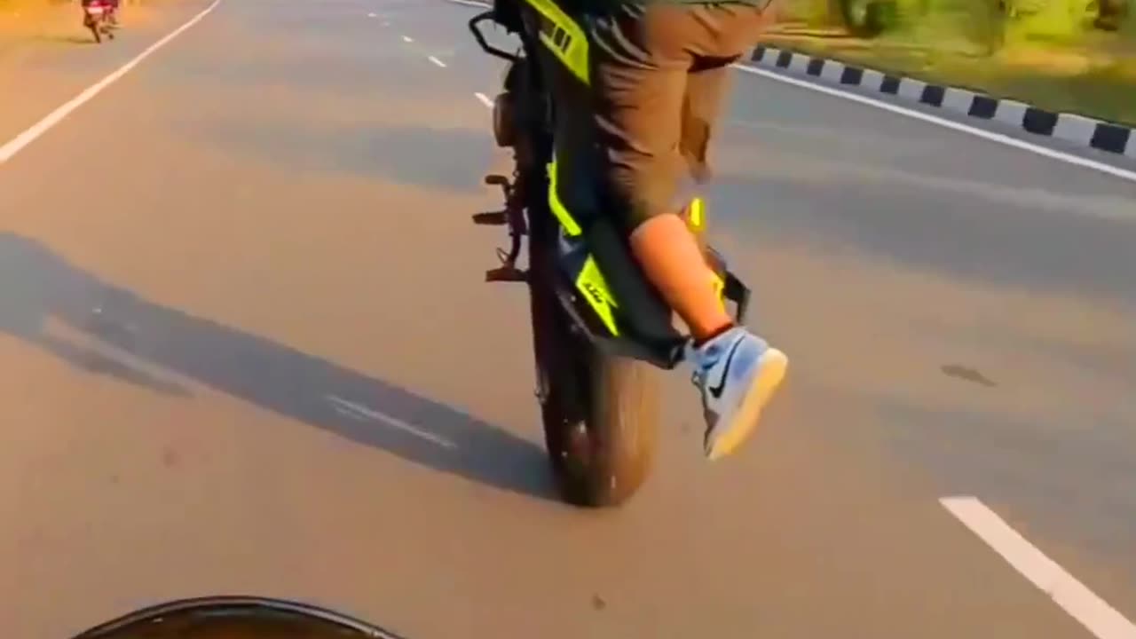 Bike stunt