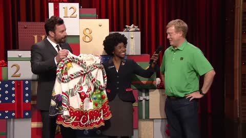 12 Days of Christmas Sweaters 2022 Day 7 The Tonight Show Starring Jimmy Fallon