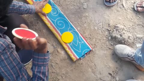 Magic show in India - roadside magic