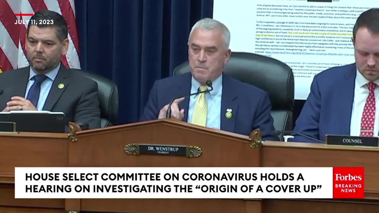 'I'm Not Asking You A Question': Wenstrup Snaps At Scientist During Tense Questioning On COVID