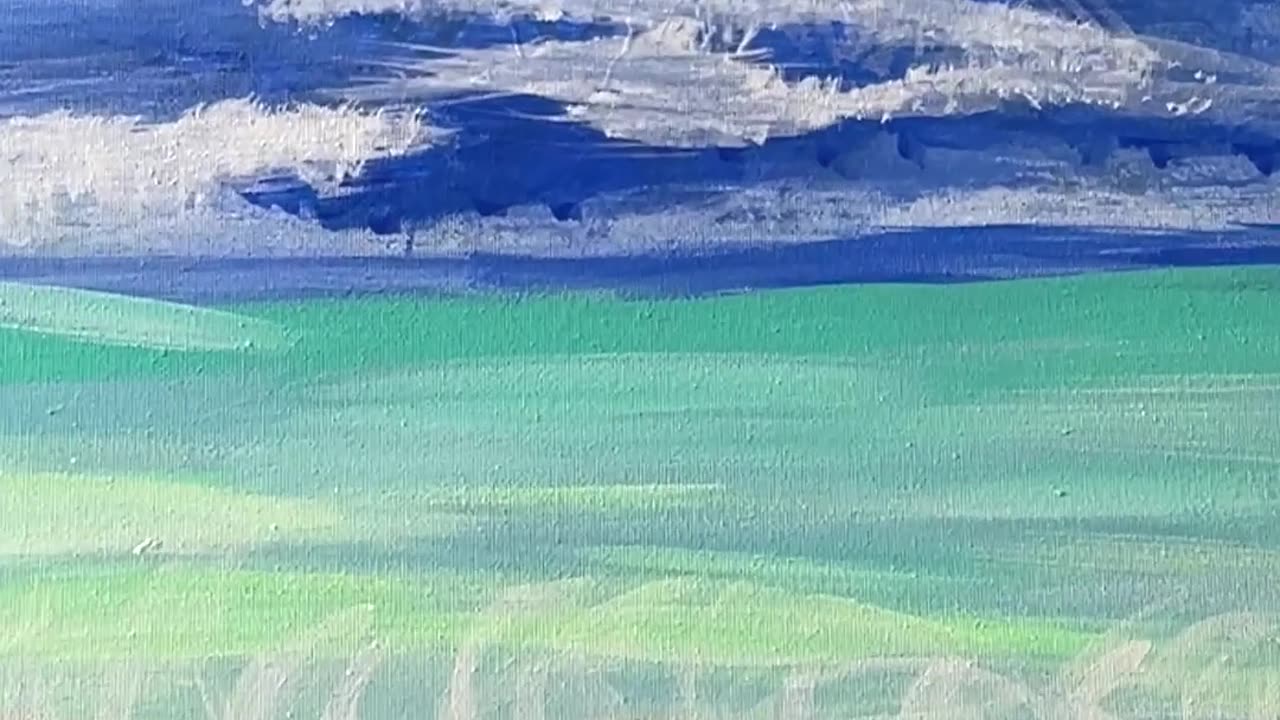 Beach Seascape clouds Acrylic Painting