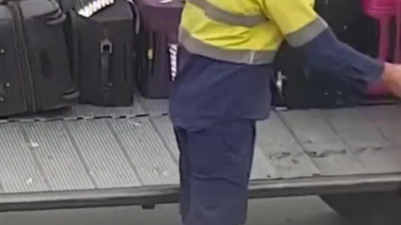 Luggage Handlers from different countries😆👍