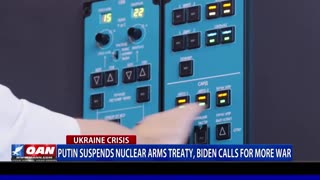 Putin suspends nuclear arms treaty, Biden calls for more war