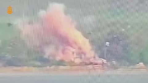 Russian Observation Post Hit by Ukrainian Missile