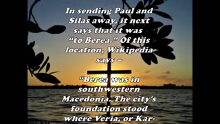 The Book of Acts 17:10 - Daily Bible Verse Commentary
