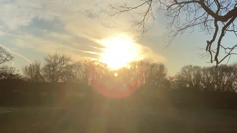 Sunset kissena park