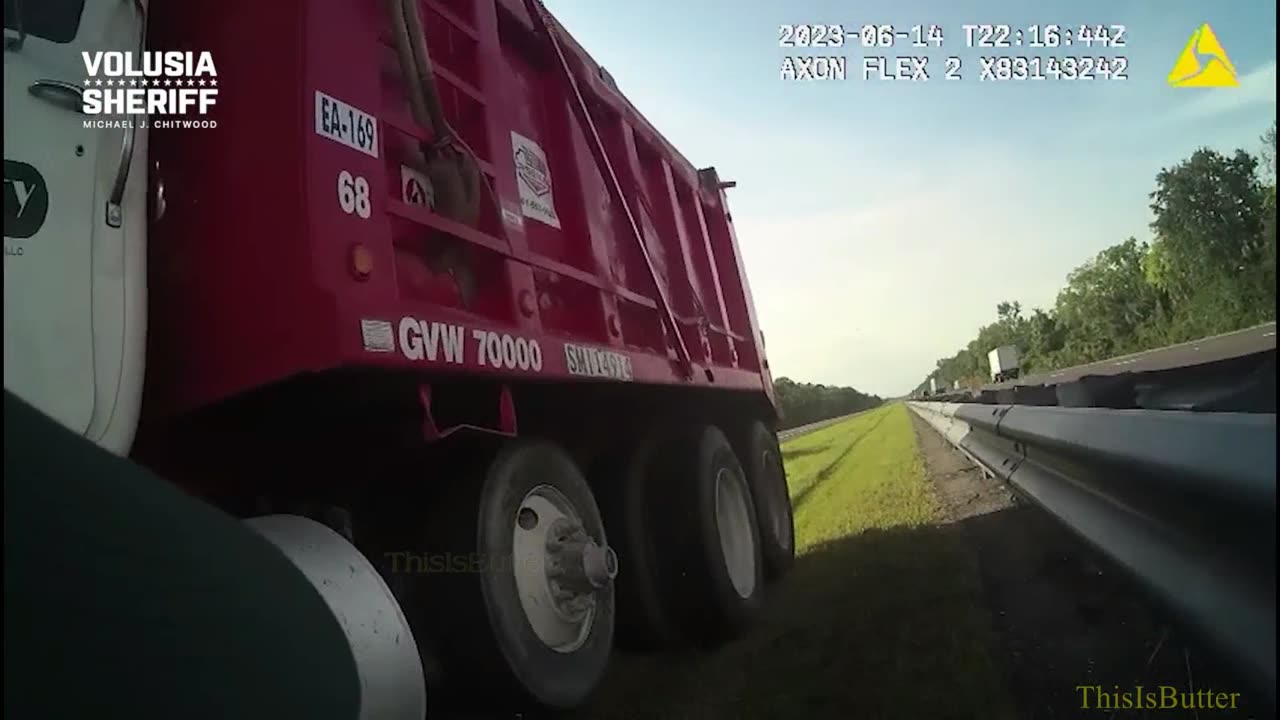 Body cam shows Volusia deputy saves truck driver's life with CPR
