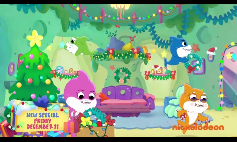 It's Fishmas Music Video - Baby Shark's Big Show - Christmas Song - Pinkfong Songs for Children