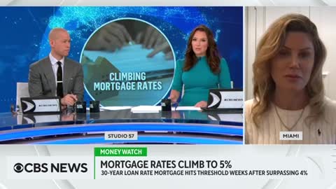 U.S. Mortgage Rates Hit 5% for the 1st Time in a Decade, No Sign of Stopping.