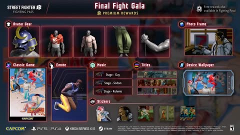 Street Fighter 6 - Official Final Fight Gala Fighting Pass Trailer