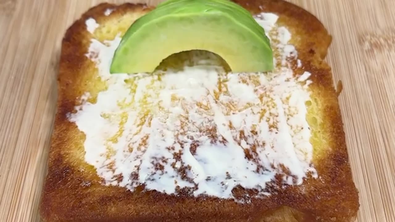 Avocado toast ASMR